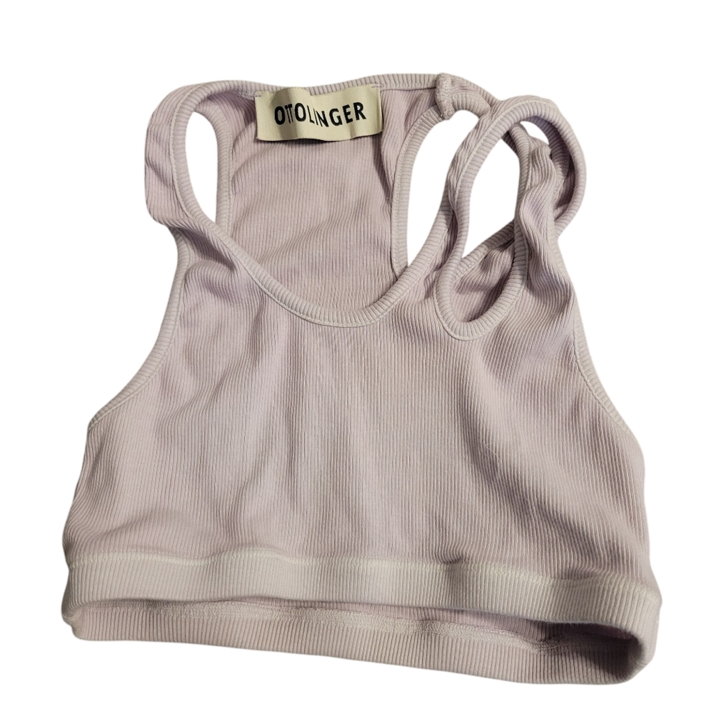 Ottolinger Purple Ribbed Tank Top - Picture 2 of 6